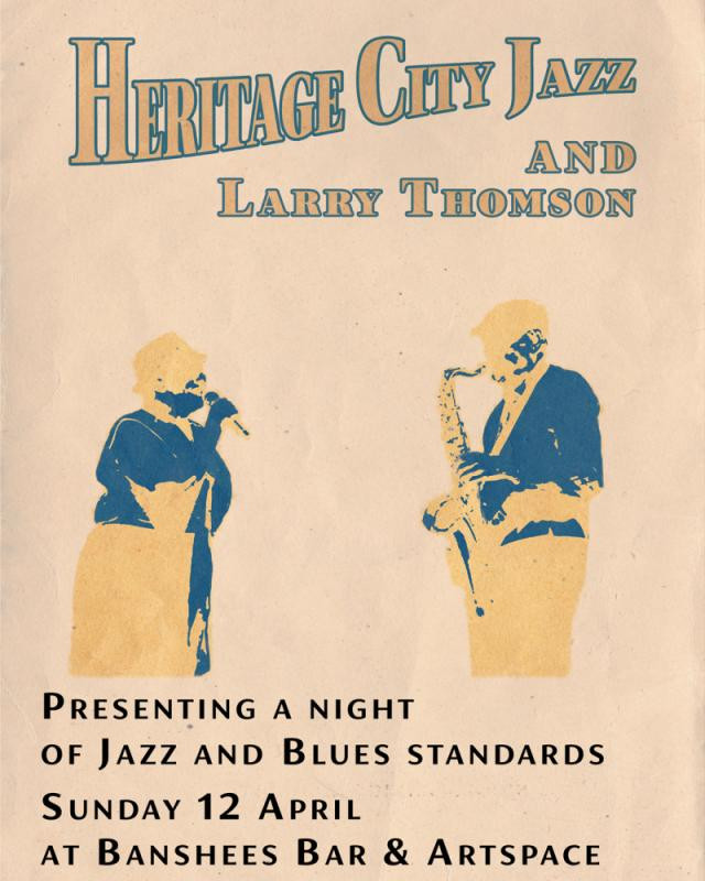 Heritage City Jazz with Larry Thomson ‘Blues in the Night‘