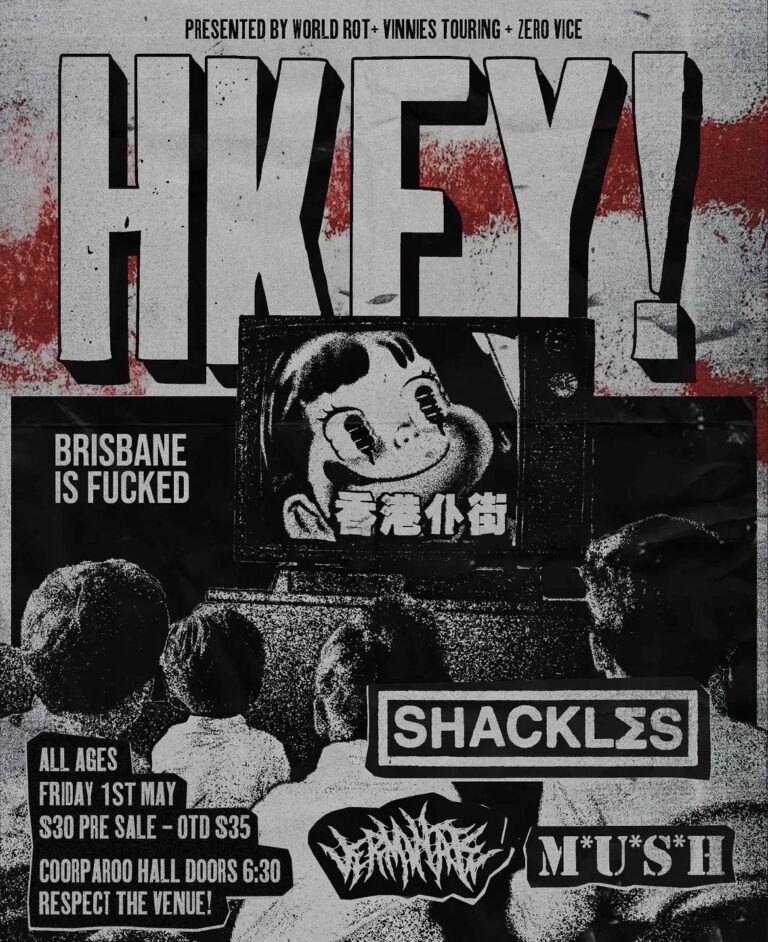 World Rot and Vinnies Touring presents: Hong Kong Fuck You + Shackles + Verminate + M*U*S*H