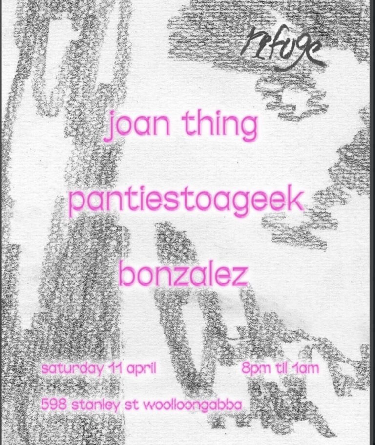 refuge presents: joan thing, pantiestoageek, and bonzalez