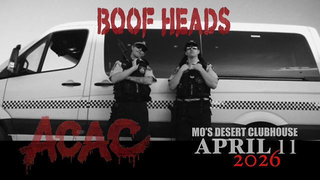BOOF HEADS 'ACAC' Single Release Party
