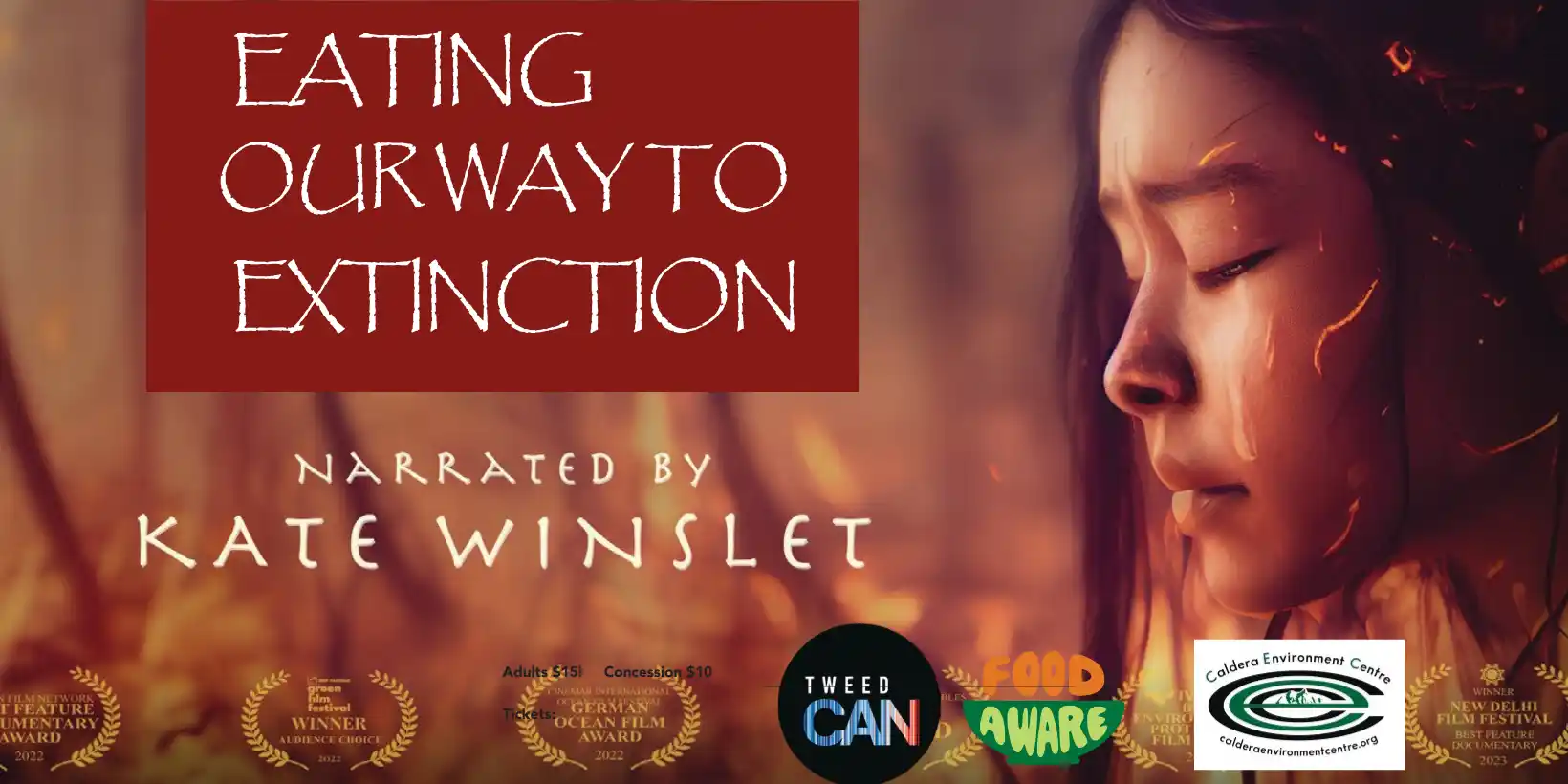 Caldera Environment Centre and Tweed Climate Action Network presents ‘Eating Our Way to Extinction’