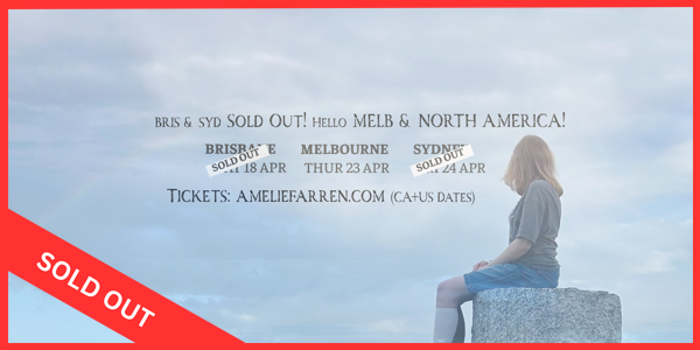 Amélie Farren – Airheaded Launch Show with support from Charlotte Meade & Still Full From Lunch (SOLD OUT)