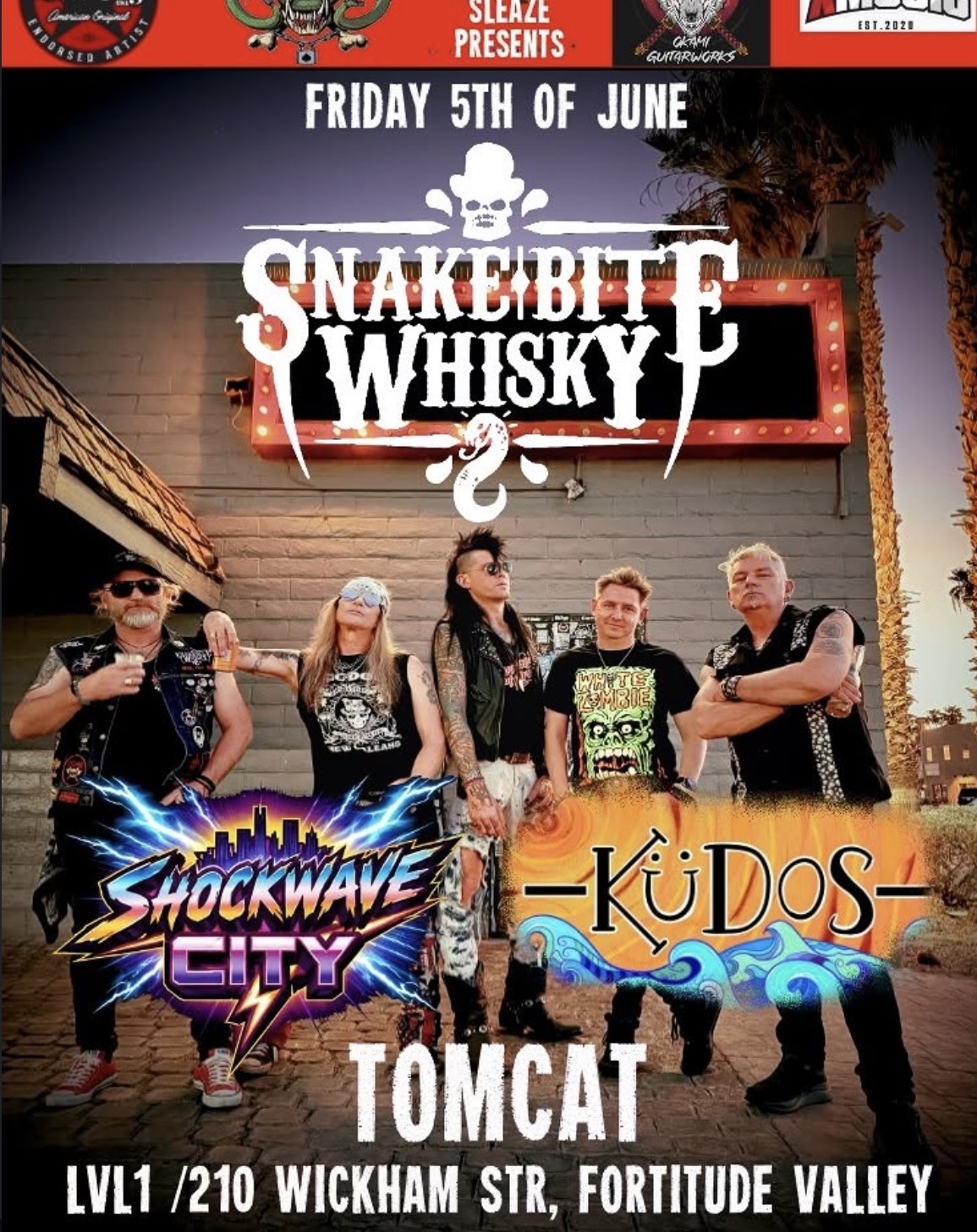 Snakebite Whisky + Shockwave City + Kudos