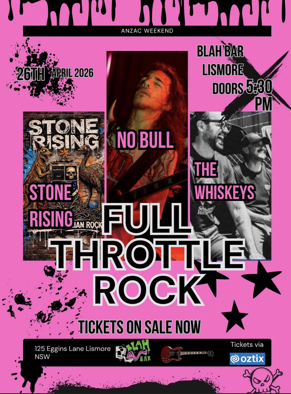 Full Throttle Rock 'n' Roll ft. Stone Rising + No Bull + The Whiskeys