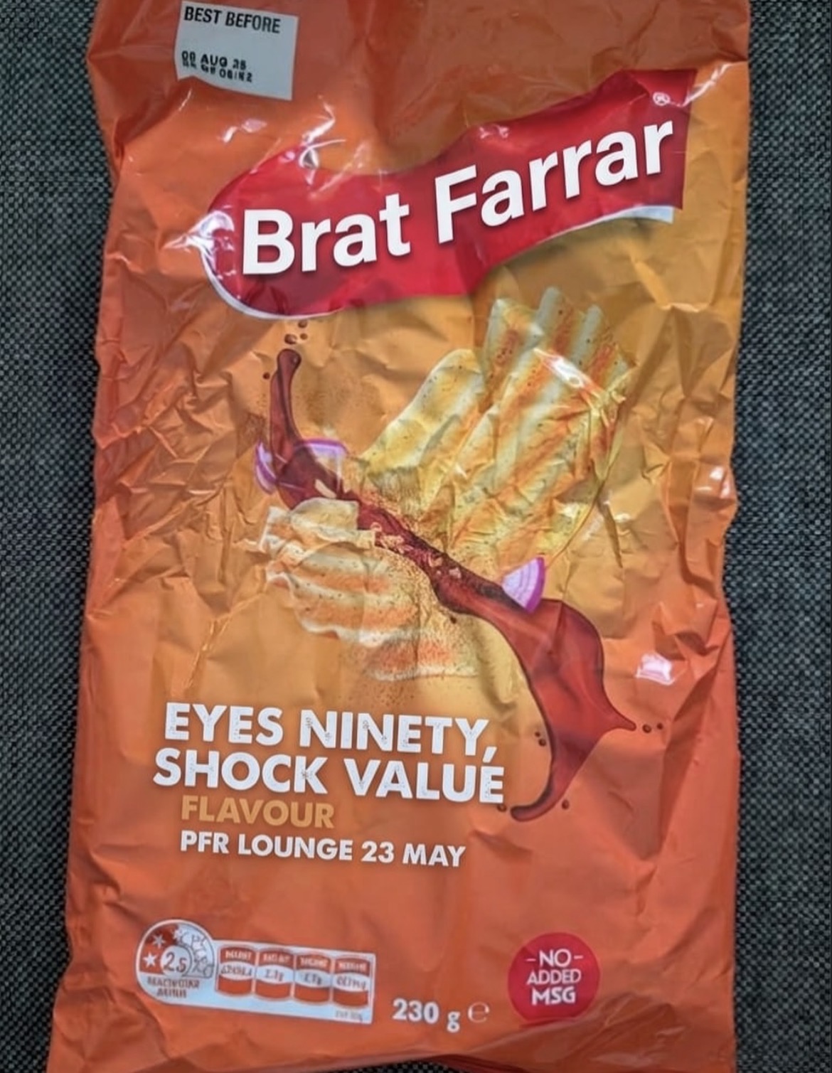 Brat Farrar + Eyes Ninety + Shock Value