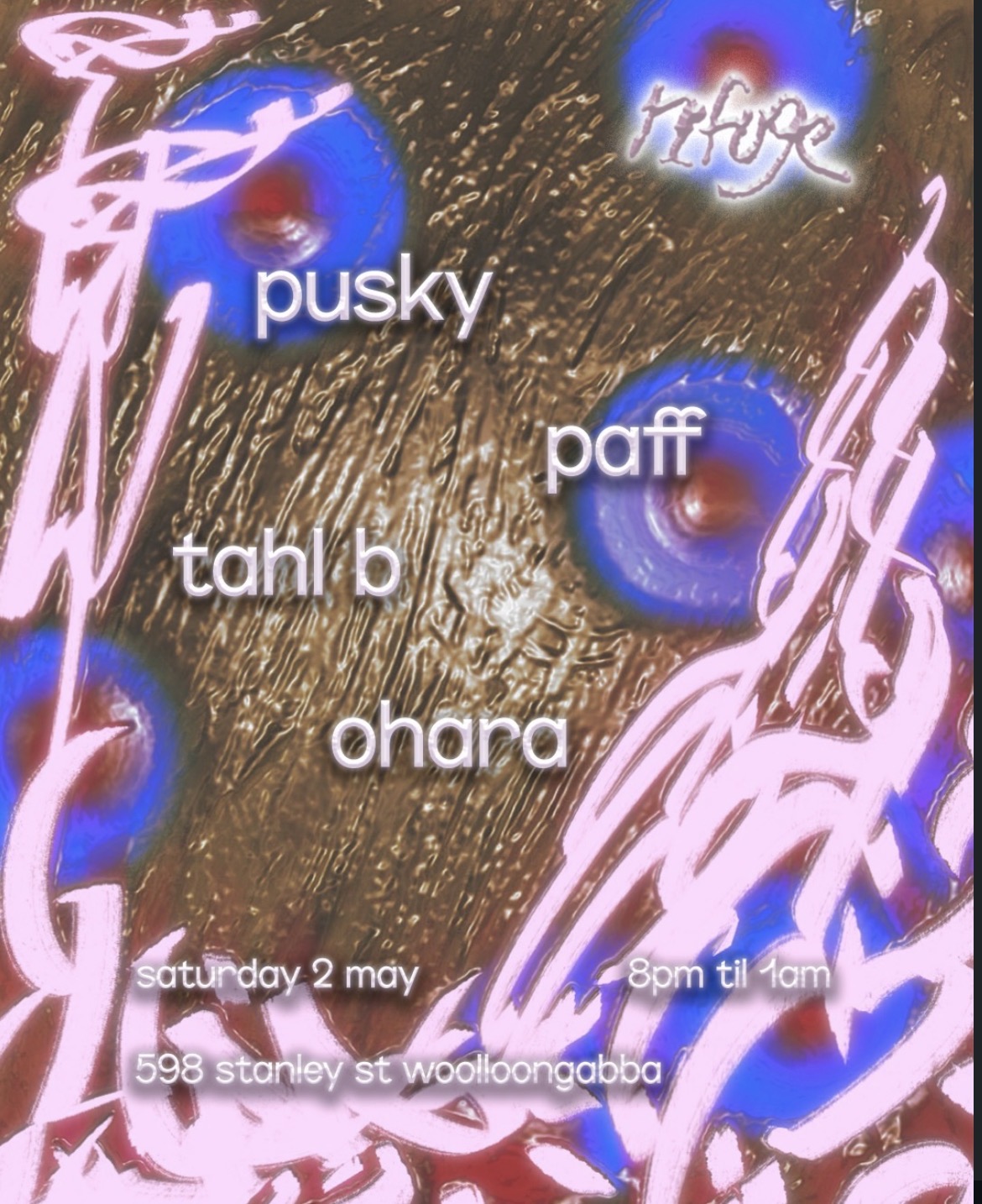 refuge presents: pusky + paff + tahl b + ohara