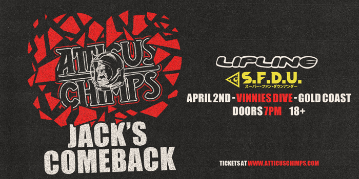 JACK'S COMEBACK! Atticus Chimps with LipLine & Super Fun Down Under