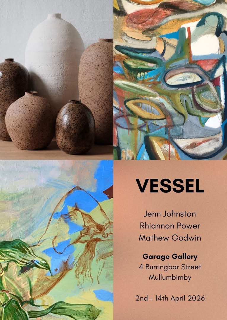 Opening Night: Vessel Exhibition ft. art by Jenn Johnston, Rhinnon Power nd Matthew Godwin (FREE ENTRY)
