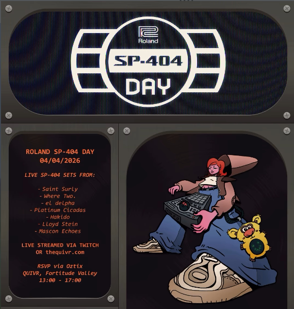 SP-404 Day w/ Saint Surly, Where Two., el delpha, Platinum Cicadas, Hakido, Lloyd Stein, Mascon Echoes (FREE ENTRY)