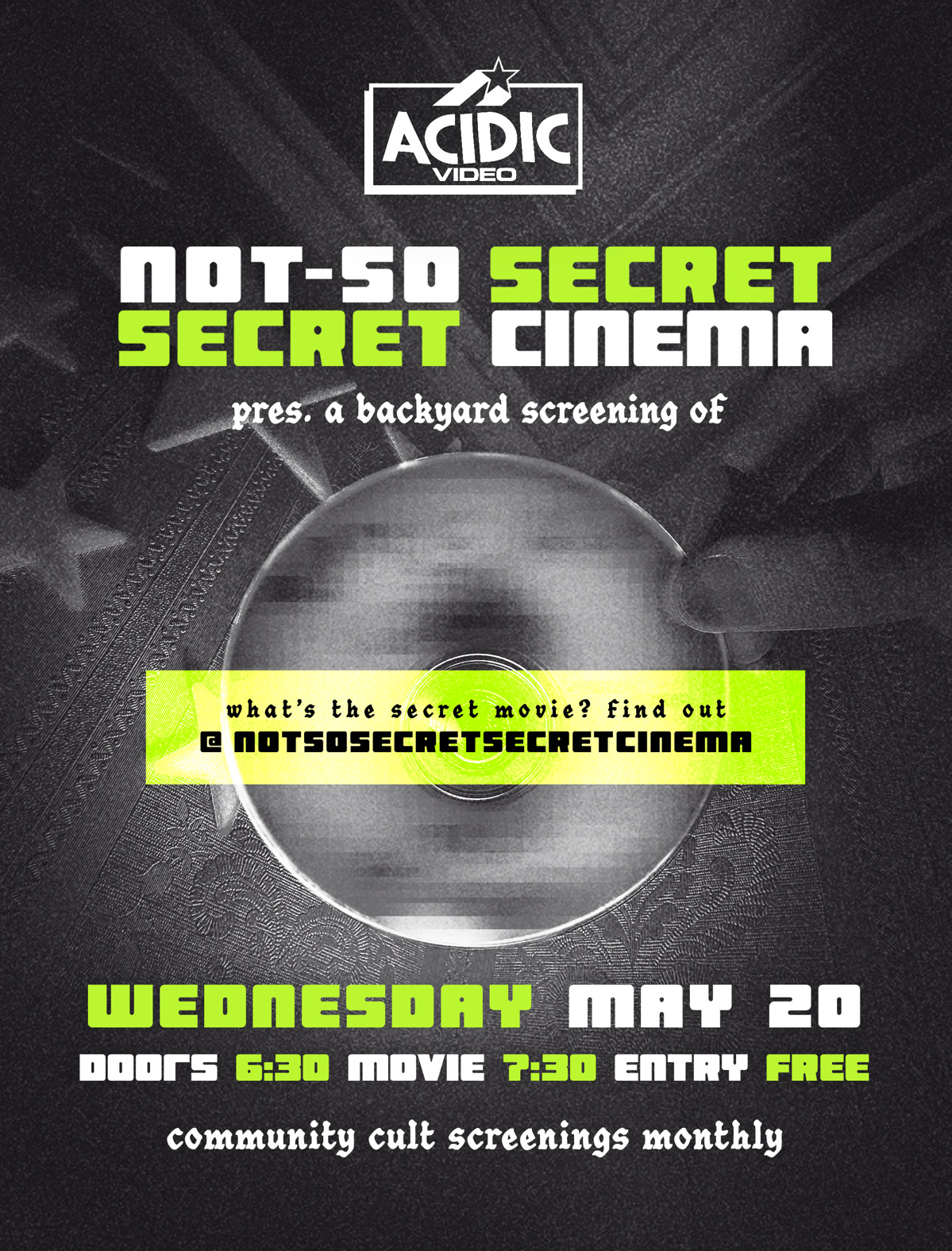 Secret Cult Film Screening (FREE ENTRY)