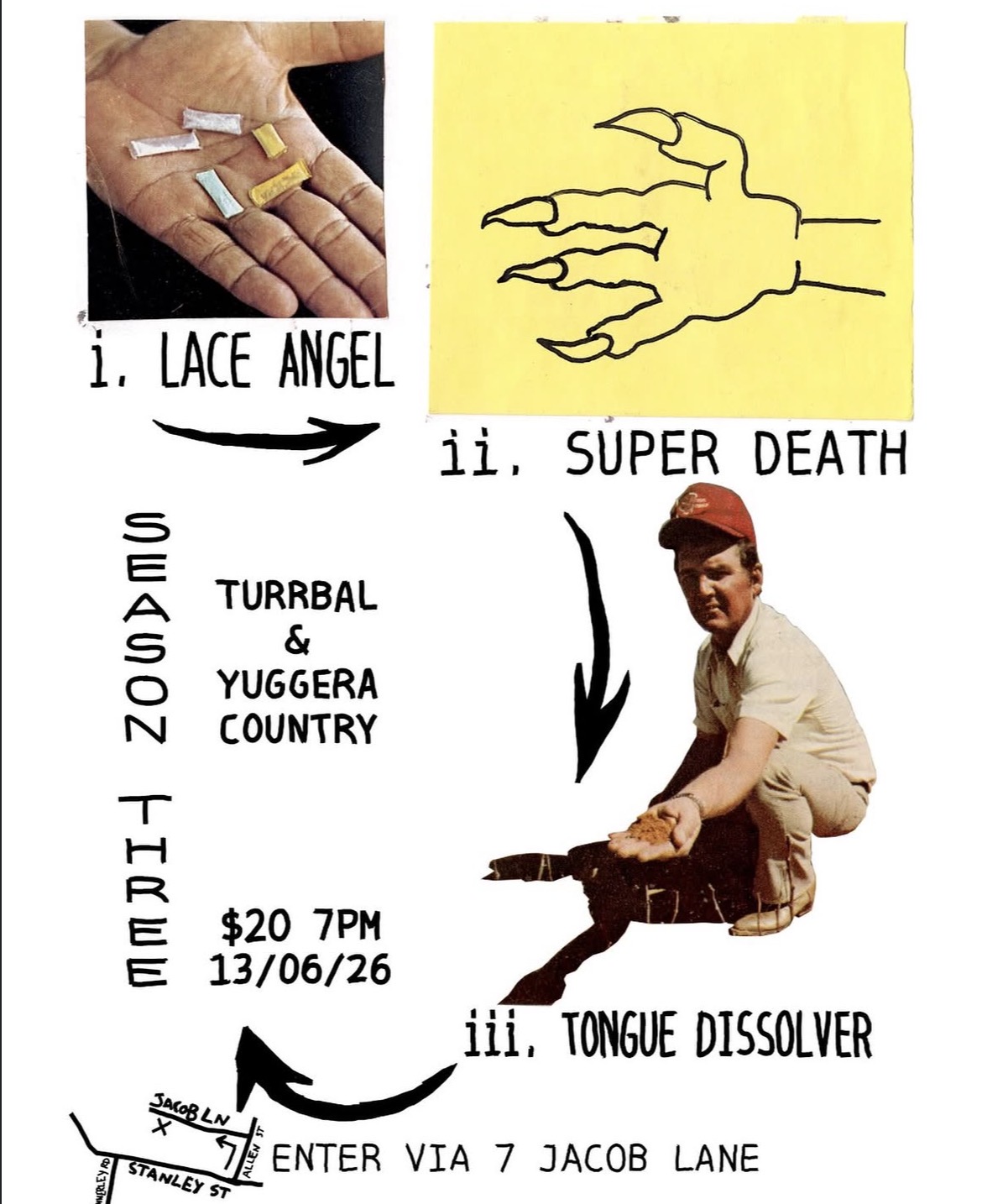 Lace Angel + Super Death + Tongue Dissolver