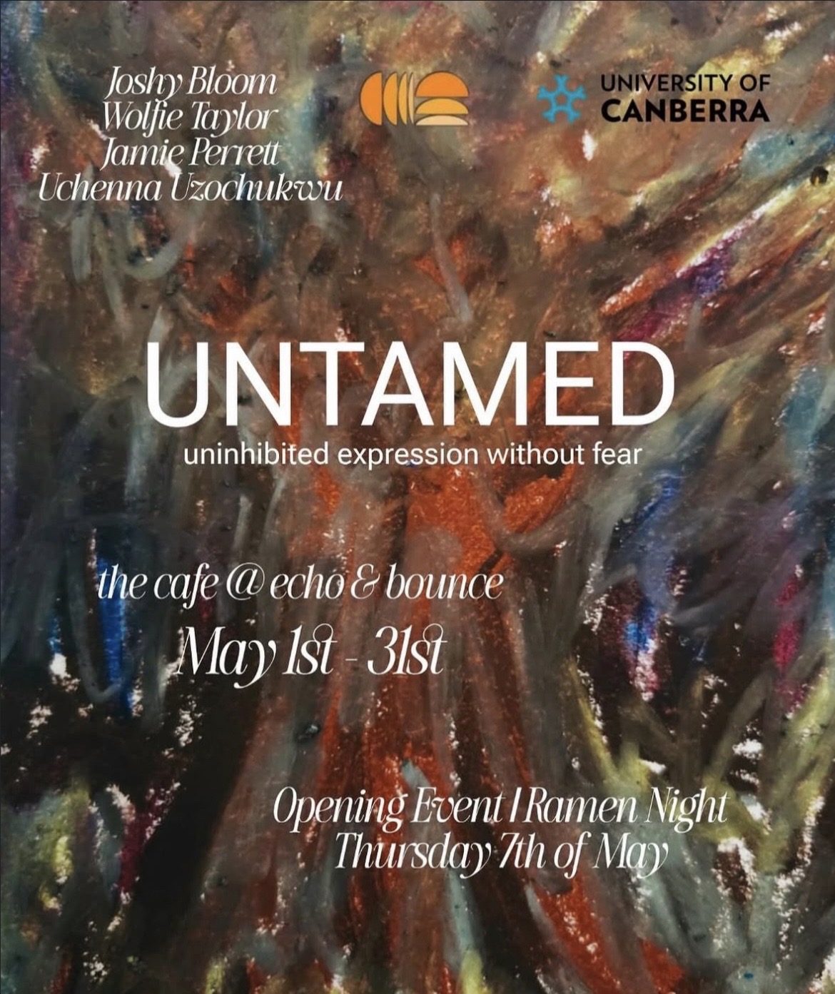 Untamed: Uninhibited expression without fear (FREE ENTRY)