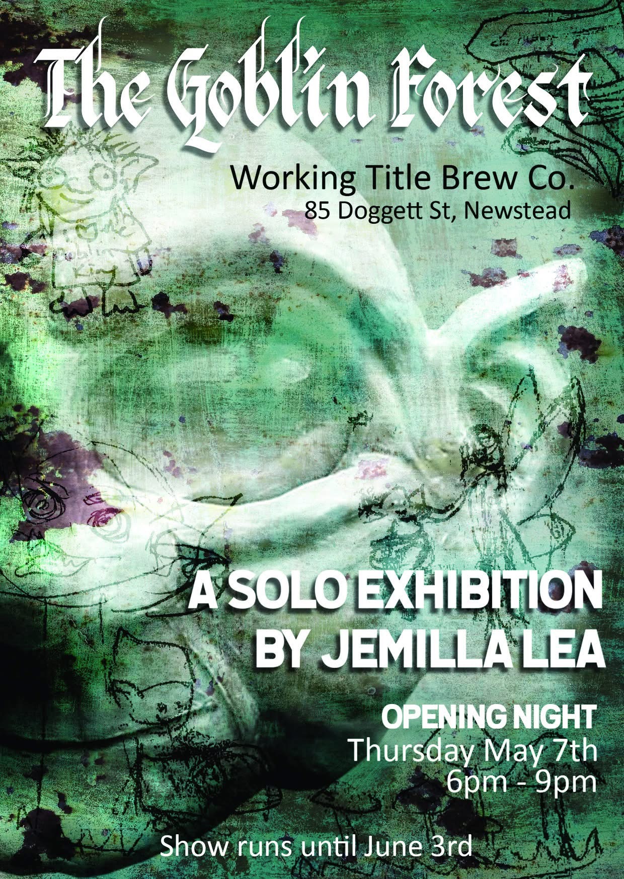 OPENING NIGHT of The Goblin Forest: A Solo Exhibition by Jemilla Lea (FREE ENTRY)