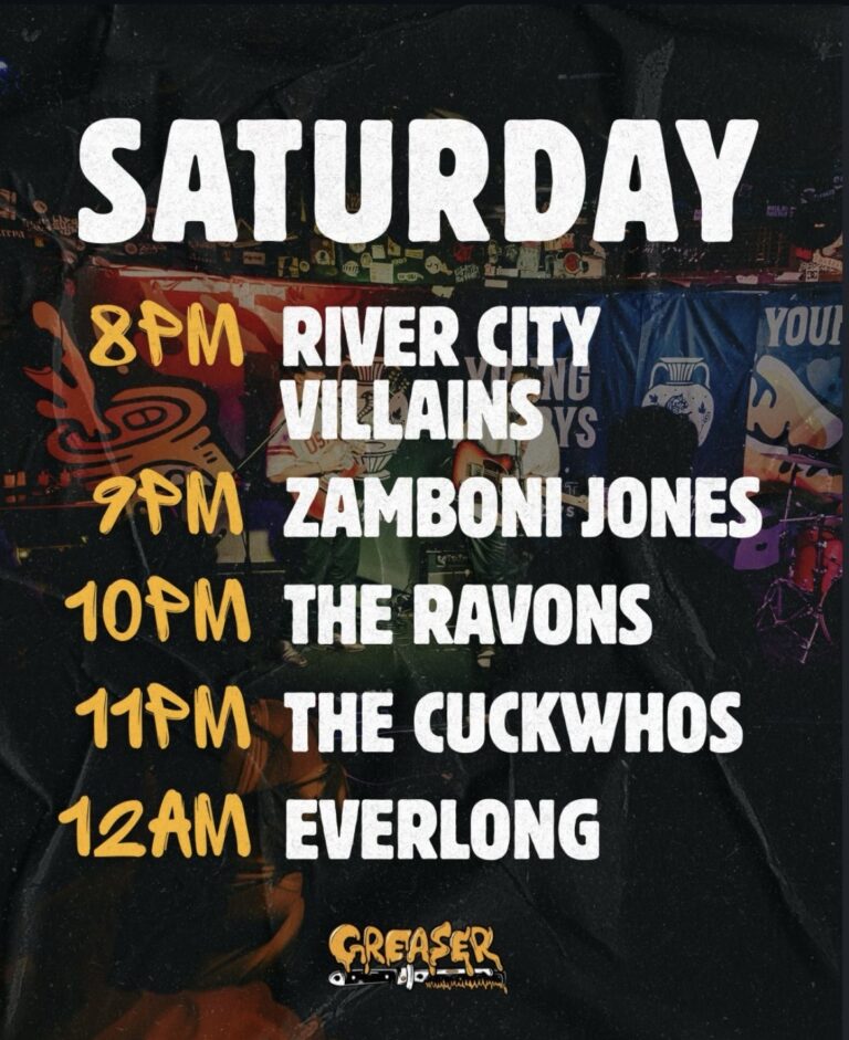 Everlong + The Cuckwhos + The Ravons + Zamboni Jones + River City Villians (FREE ENTRY)