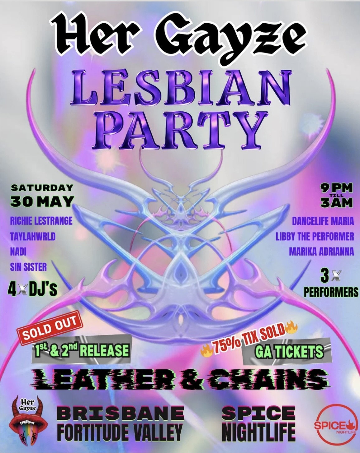 Her Gayze Lesbian Party
