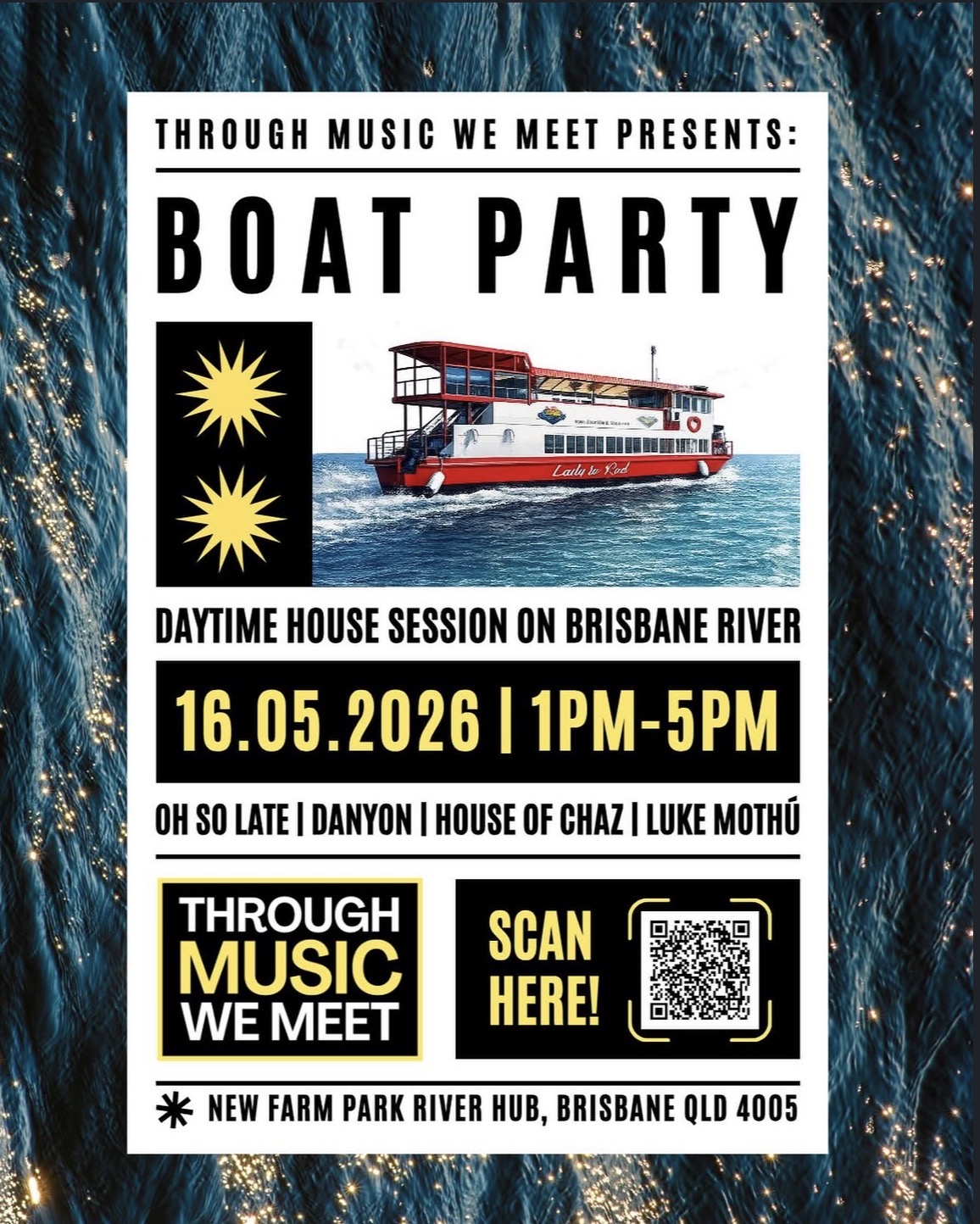 Through Music We Meet presents: Boat Party