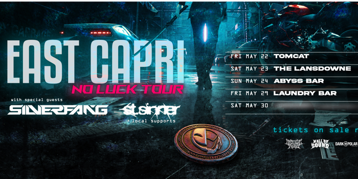 Obsolete Music and East Capri presents: East Capri No Luck EP Tour with Silver Fang, st. sinner and more