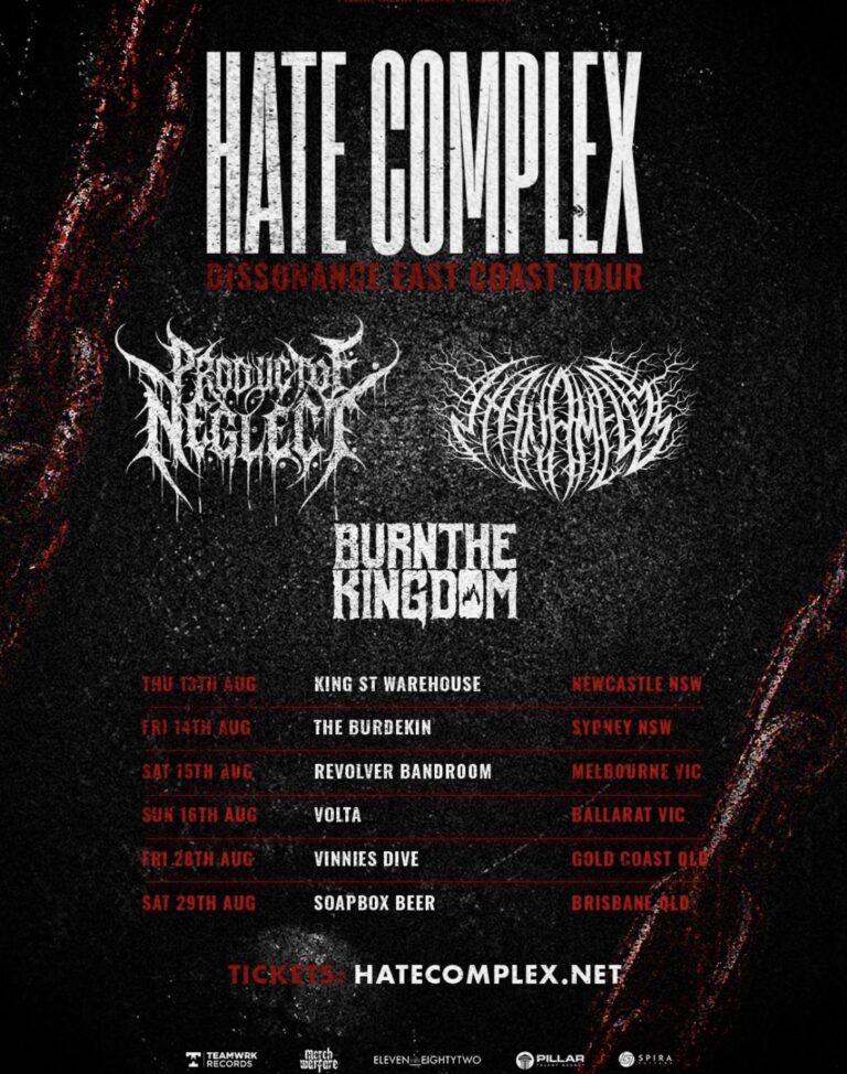 Hate Complex with Product of Neglect, The Nameless & Burn the Kingdom