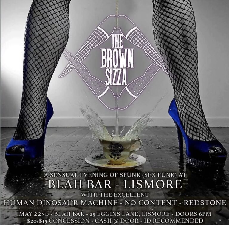 The Brown Sizza: A sensual evening of spunk (sex punk)