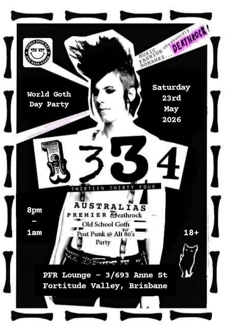 1334: World Goth Day Party 2026 (SOLD OUT)