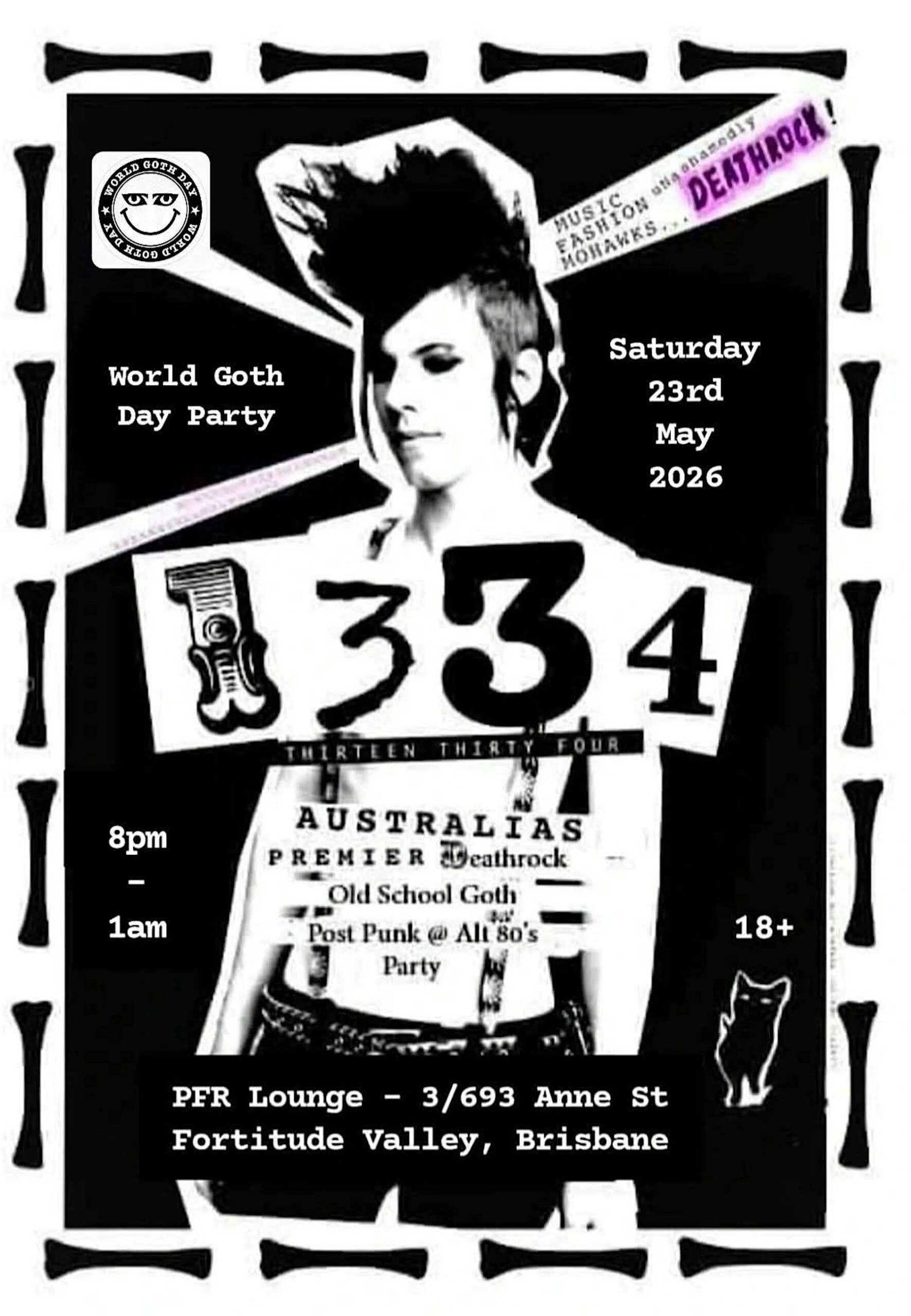 1334: World Goth Day Party 2026 (SOLD OUT)
