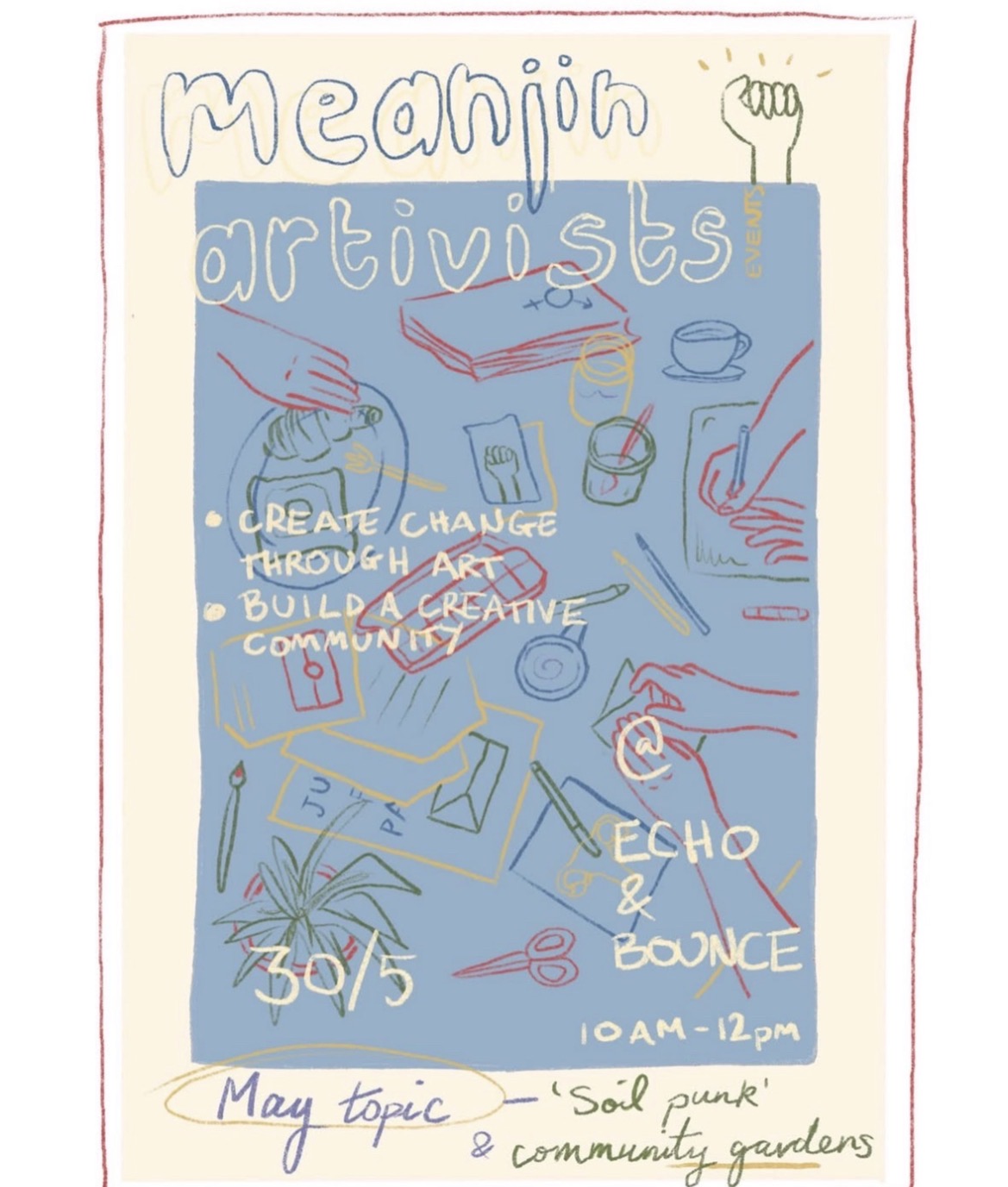 meanjin activists: may topic ‘soil punk & community gardens’ (free entry)