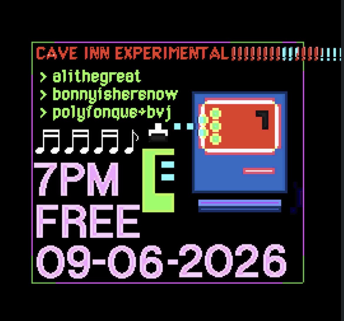 Experimental Night (FREE ENTRY) 09 June