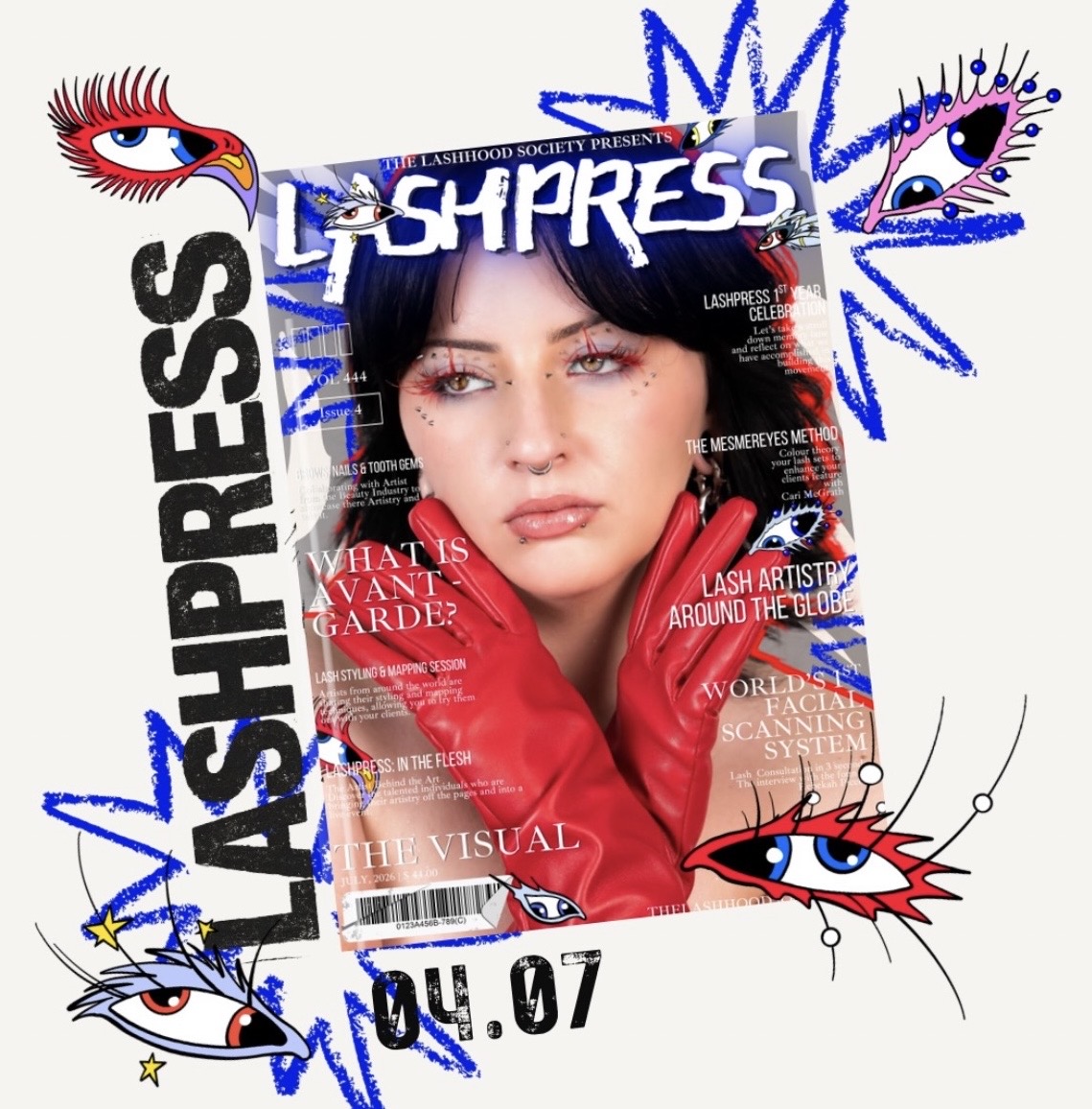 LASHPRESSMAG: IN THE FLESH