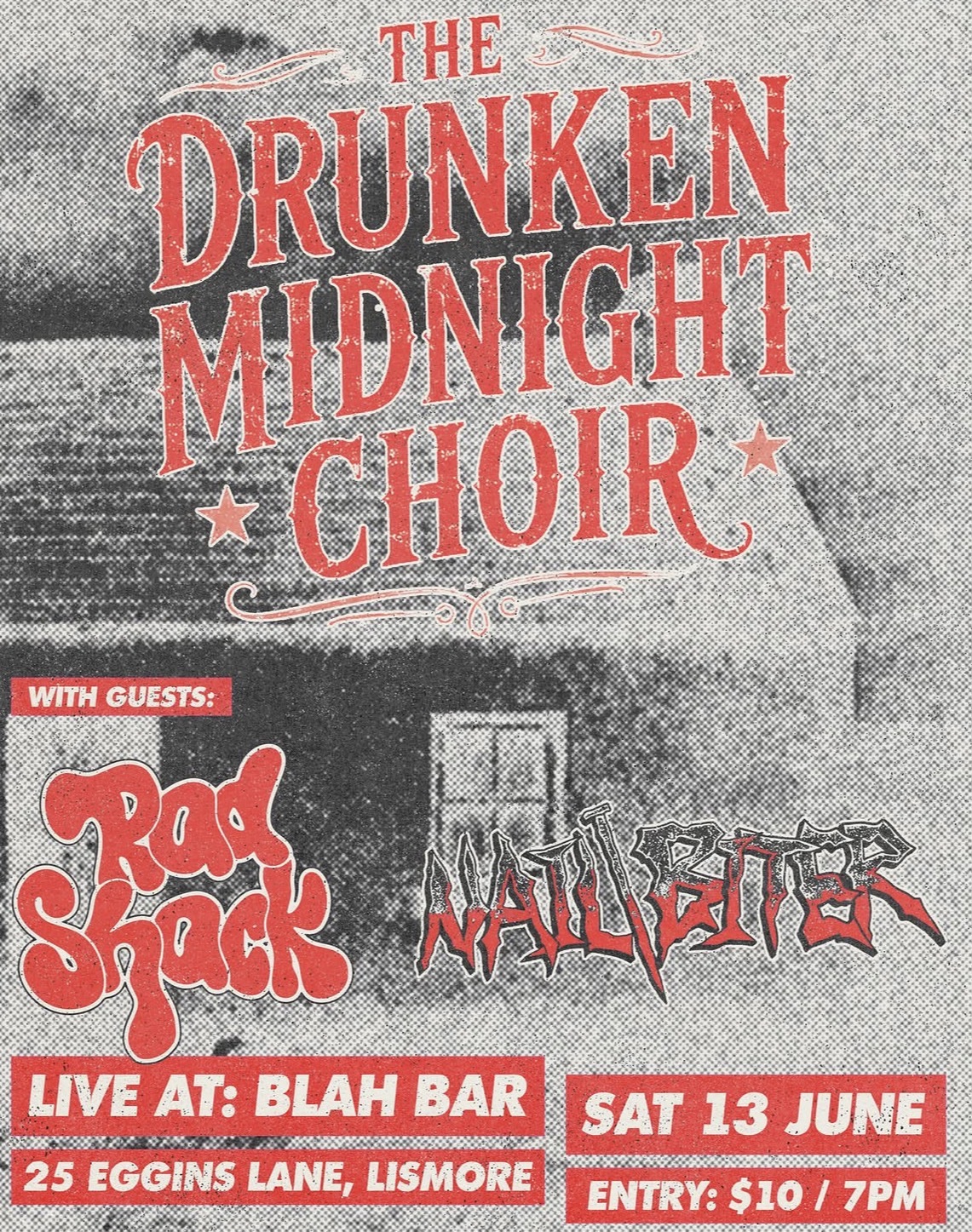 The Drunken Midnight Choir with guests Rad Shack and Nail Biter