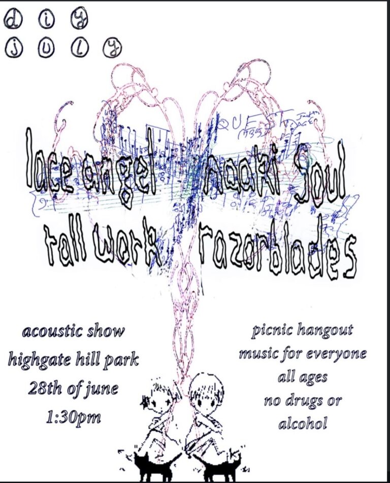 lacel angel, naaki soul, tall work and razorblades acoustic show (free entry)