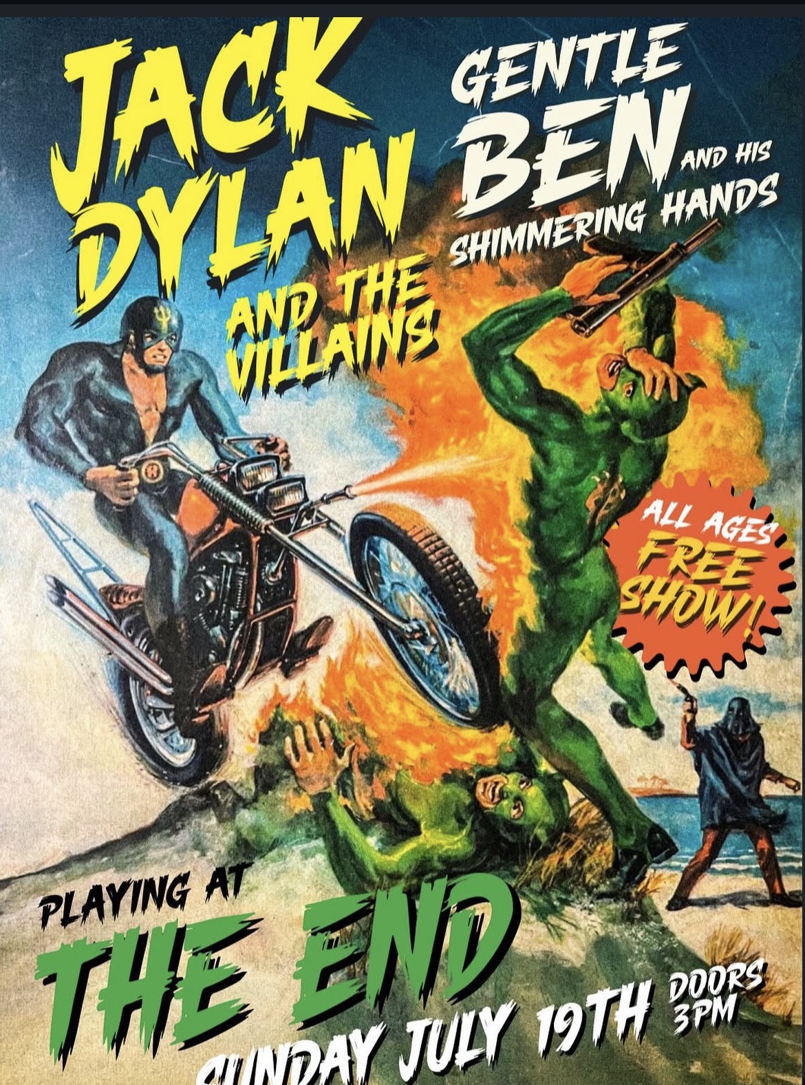 can ft. jack dylan and the villains + gentle ben and his shimmering hands (free entry)