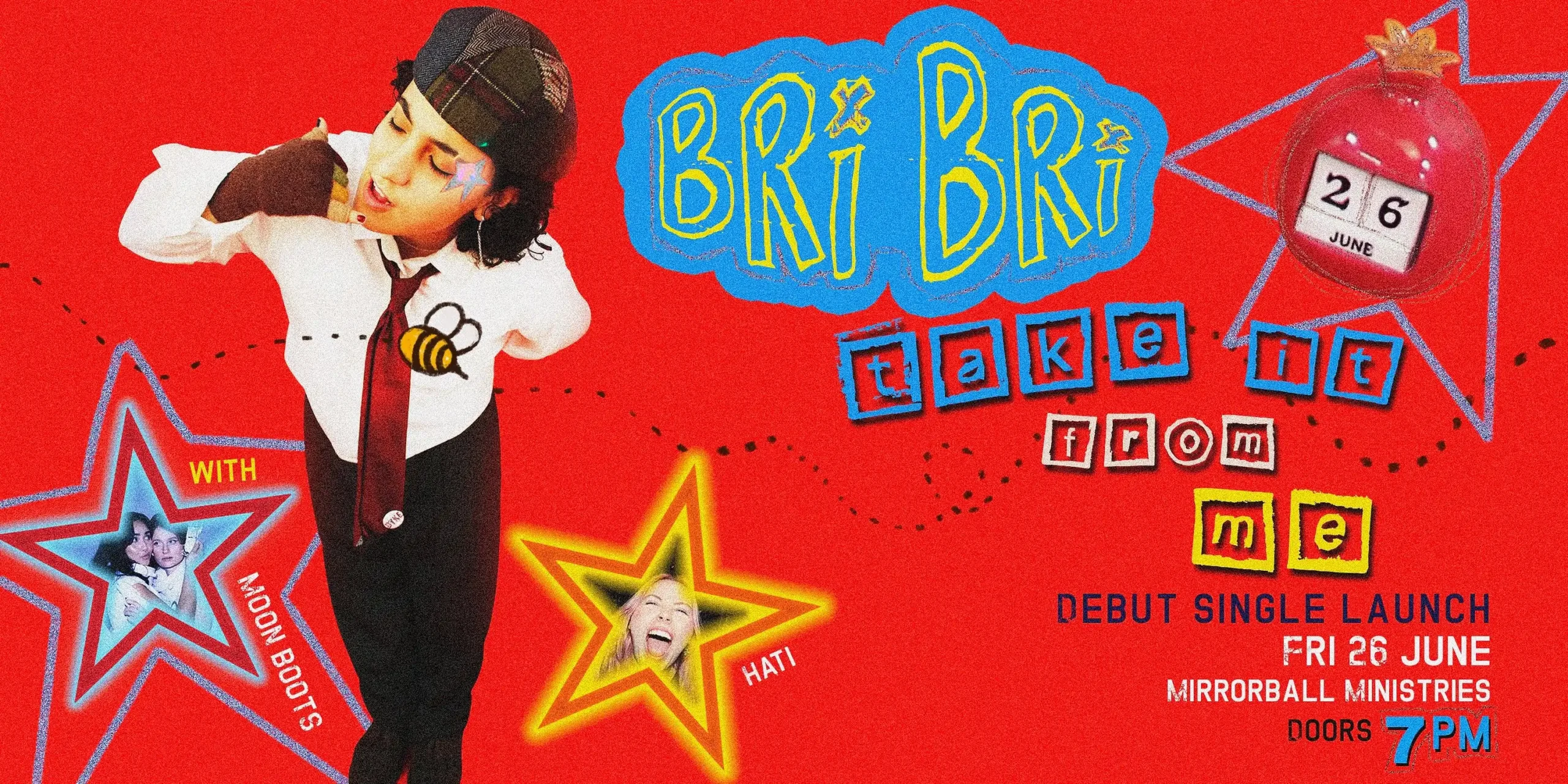 BRI BRI - Debut Single Launch with support from Hati and Moon Boots