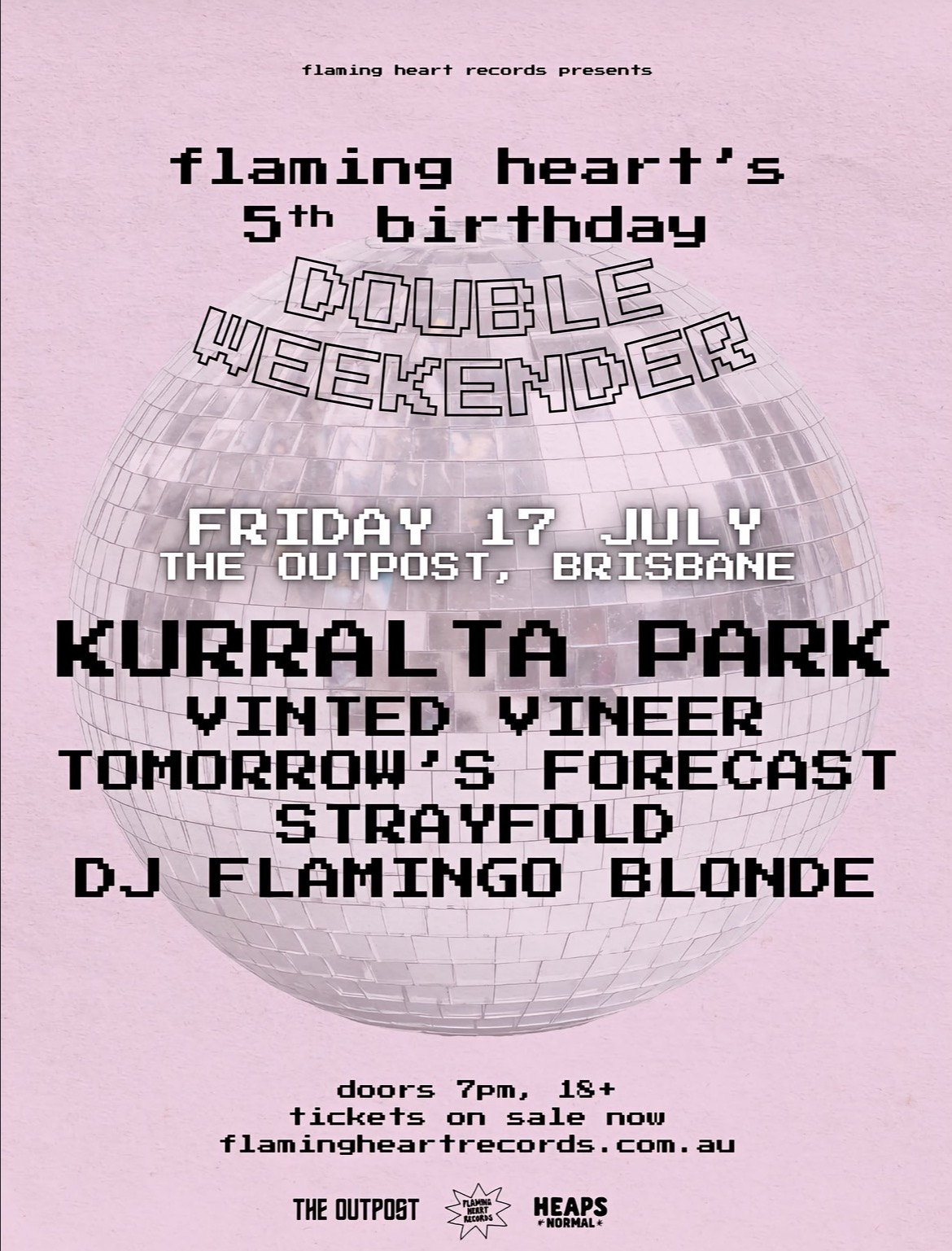 Flaming Heart Records presents Flaming Heart’s 5th Birthday Party