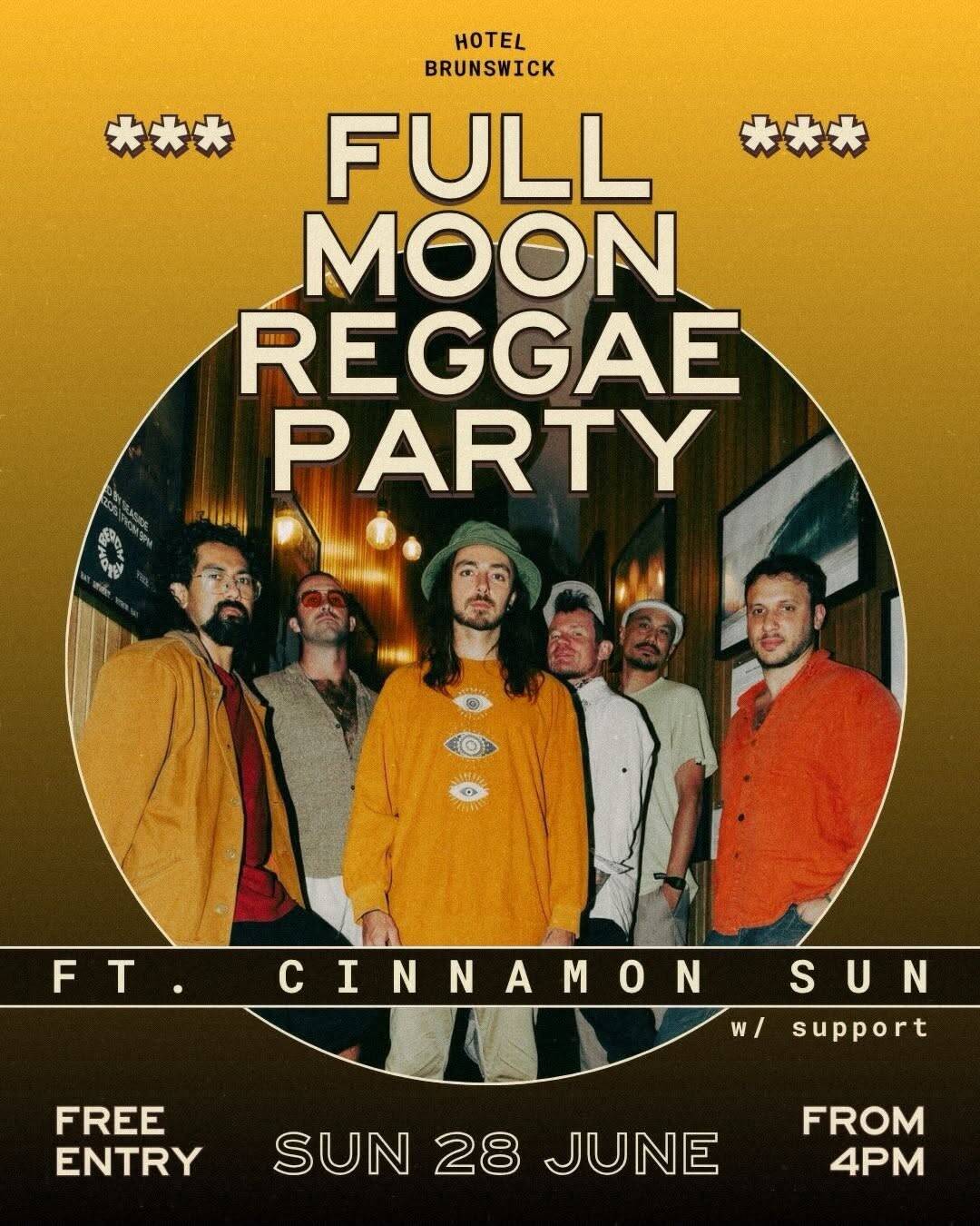 Cinnamon Sun (Free Entry)