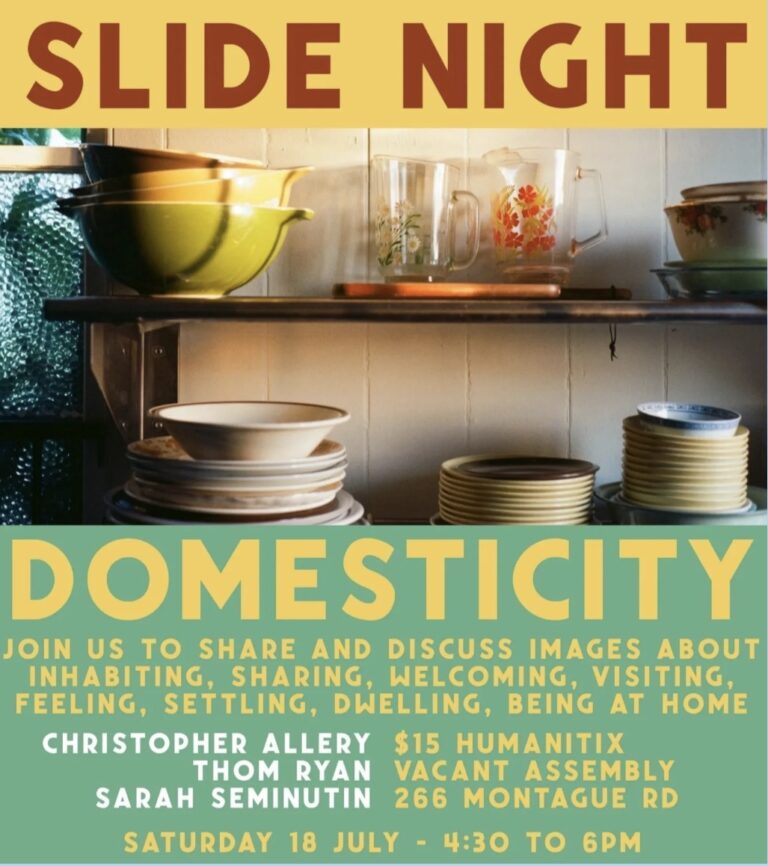 SLIDE NIGHT - DOMESTICITY