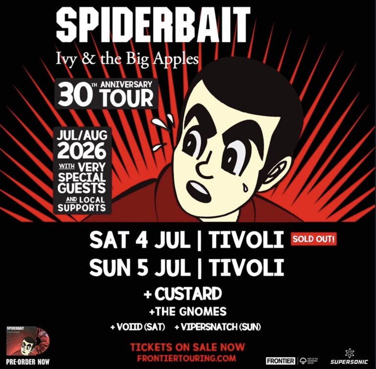 SPIDERBAIT (AUS) With Custard, The Gnomes and Vipersnatch