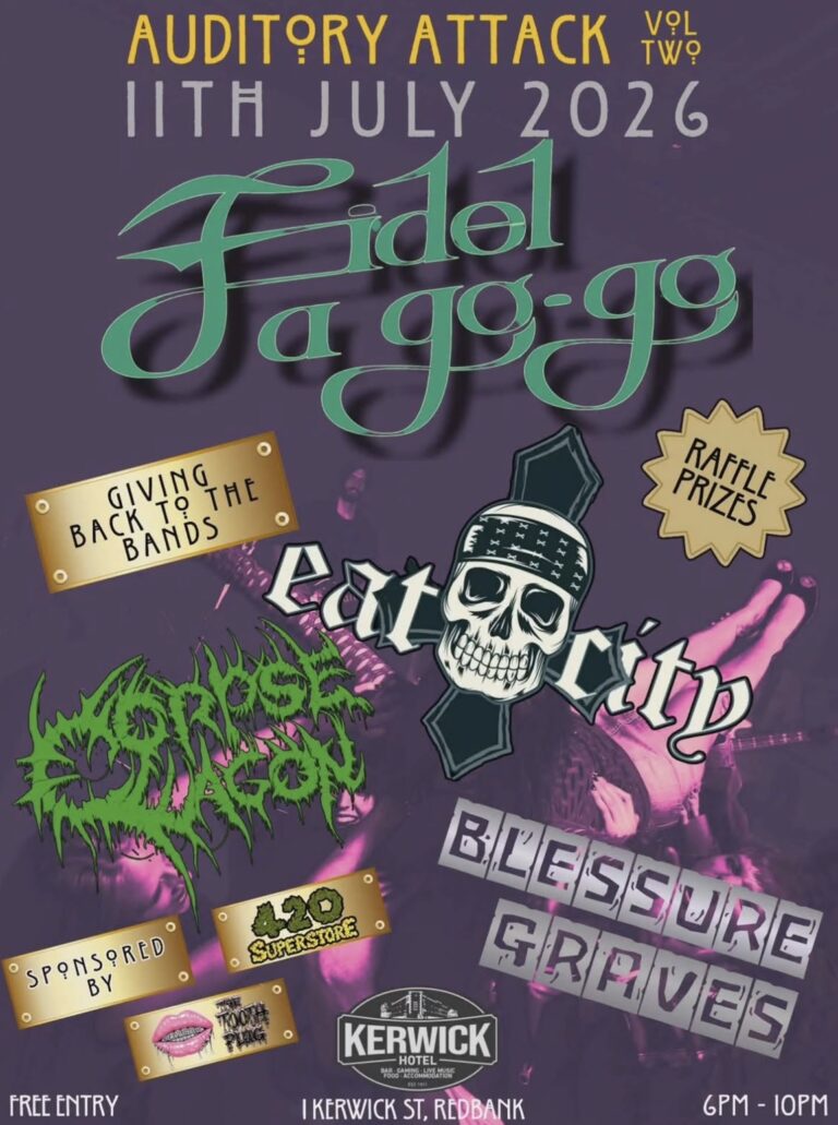 Auditory Attack Volume 2 ft. Fidel a go-go, eat city, Corpse Wagon & Blessure Graves (Free Entry)
