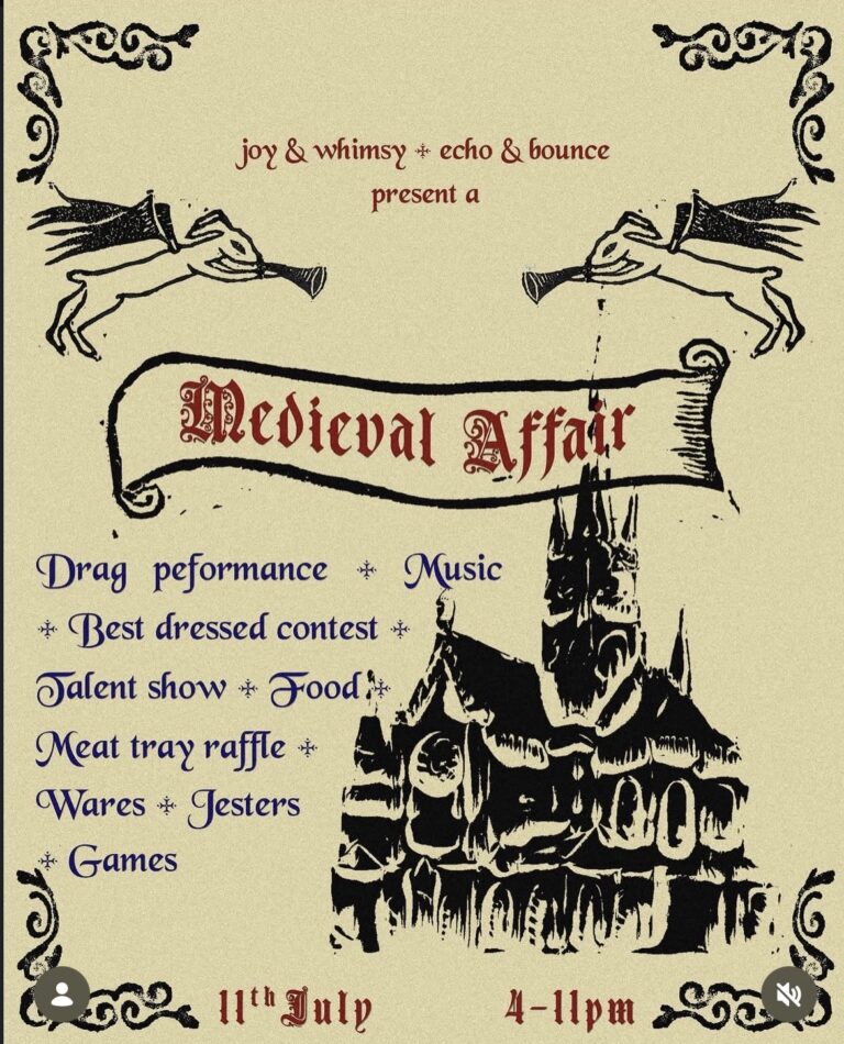 Joy and Whimsy + Echo and Bounce present: Medieval Affair