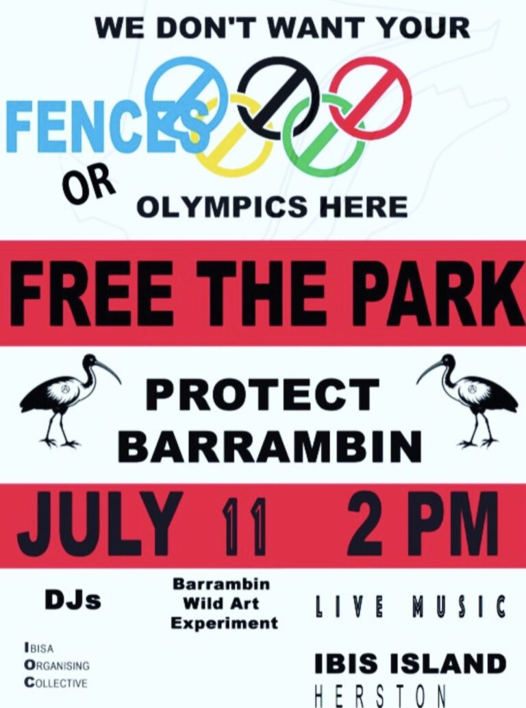 Free The Park: Protect Barrambin (Free Entry)