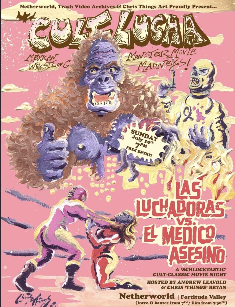 CULT-LUCHA: Wrestling Women Vs The Killer Ape // Las Luchadoras Contra El Medico Asesino (1963)  (FREE ENTRY)
