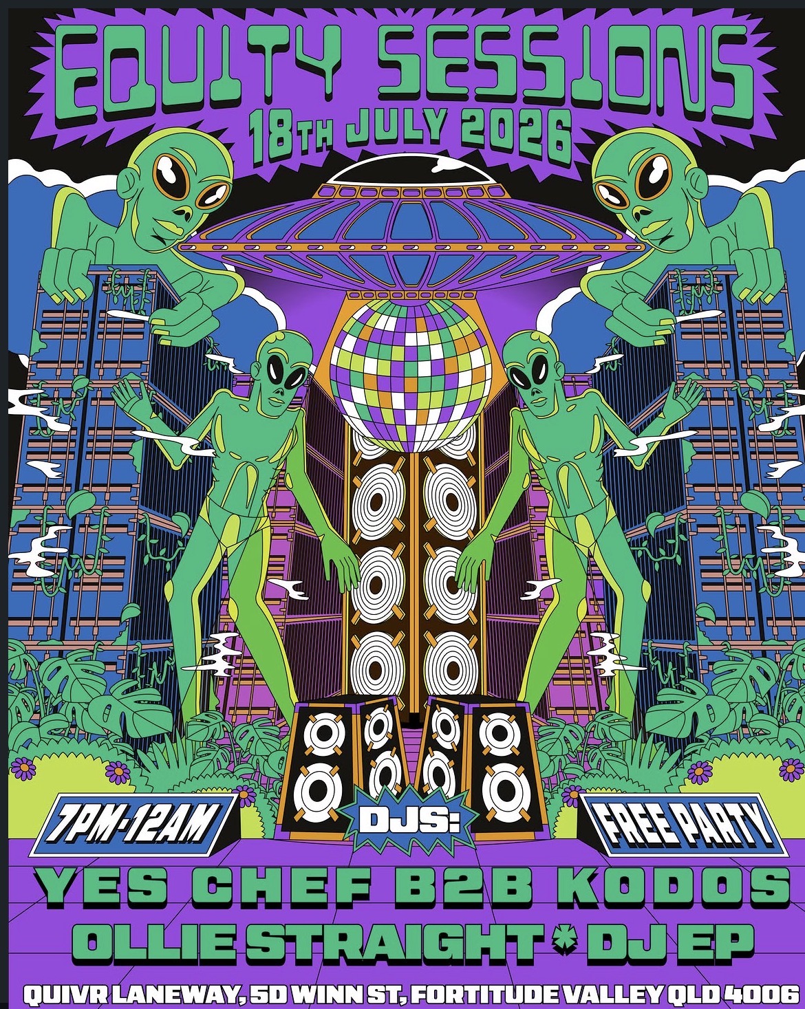euity sessions ft yes chef b2b kodos, ollie straight and dj ep (free entry)