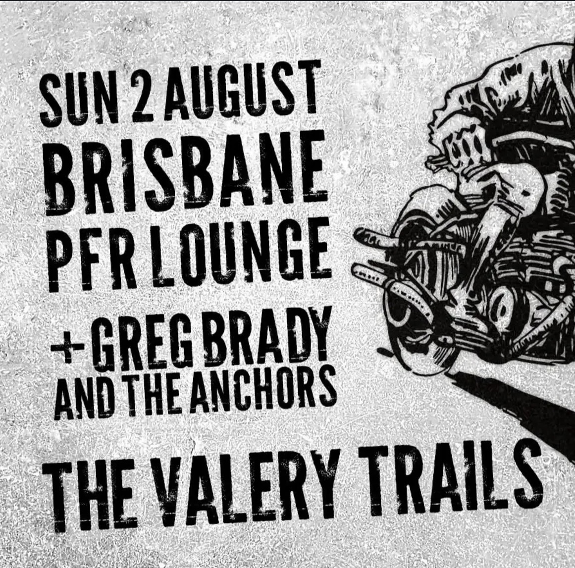 The Valery Trails - Down on Buffalo Speedway EP Launch with support from Greg Brady & The Anchors