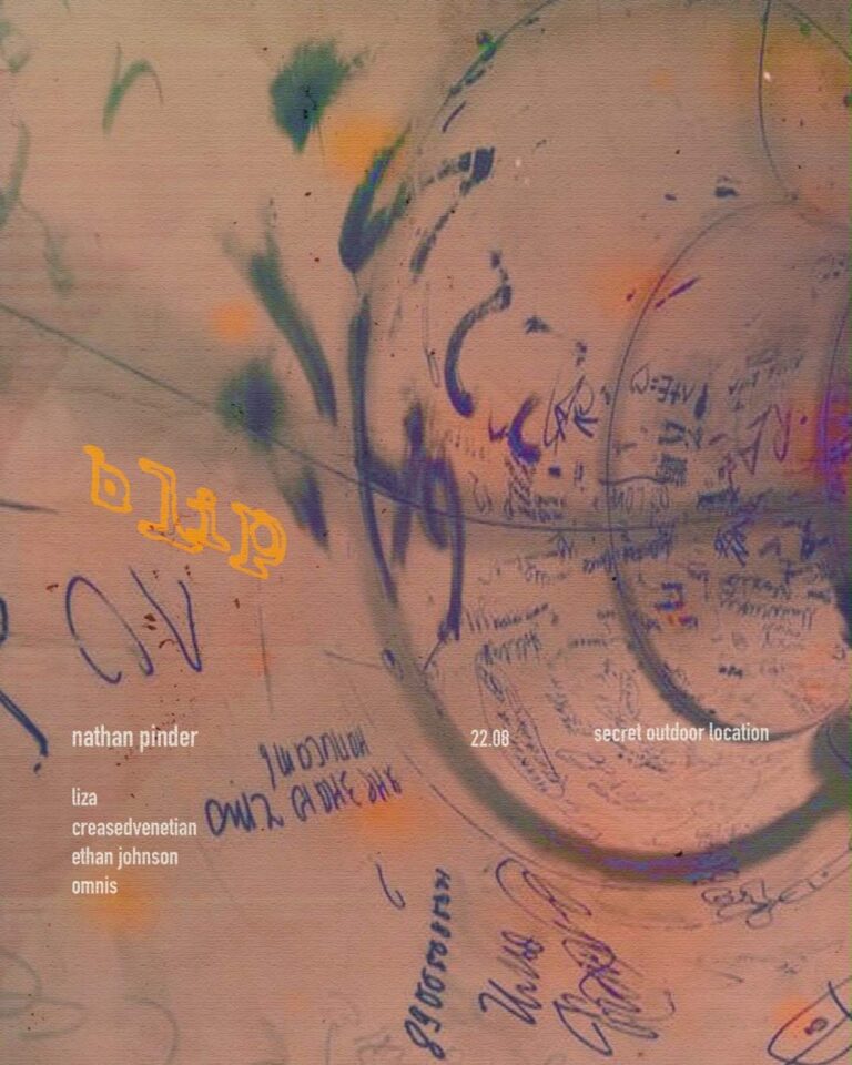 blip with Nathan Pinder (UK), liza, creasedvenetian, ethan johnson, omnis