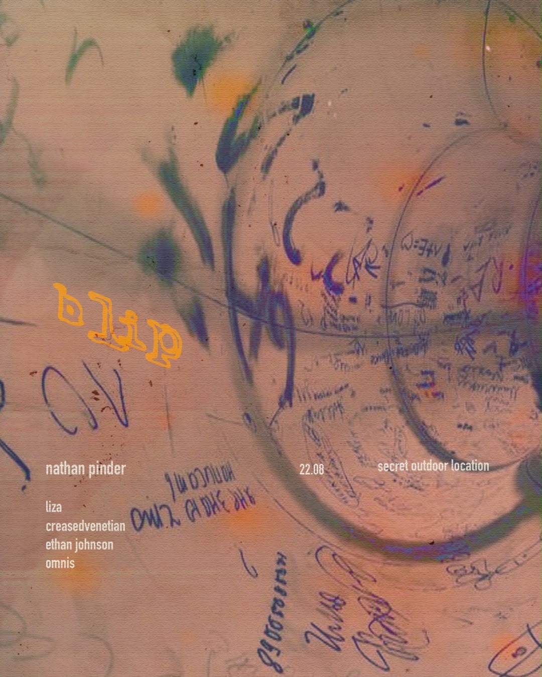 blip with Nathan Pinder (UK), liza, creasedvenetian, ethan johnson, omnis