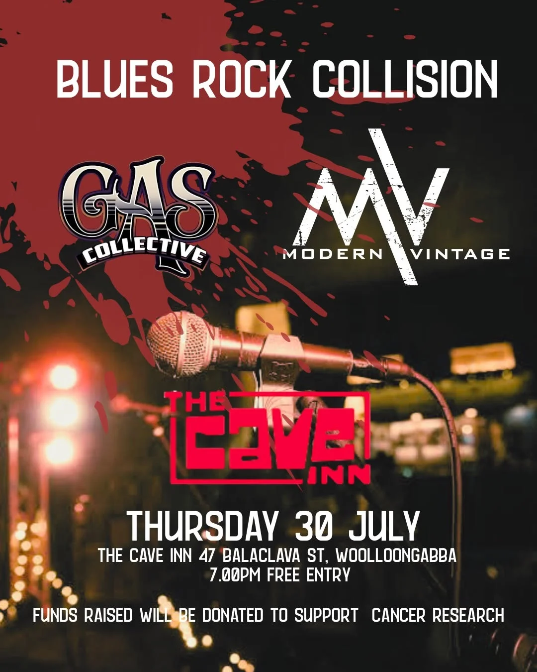 Blues Rock Collision – Modern Vintage & Gas Collective (Free Entry)