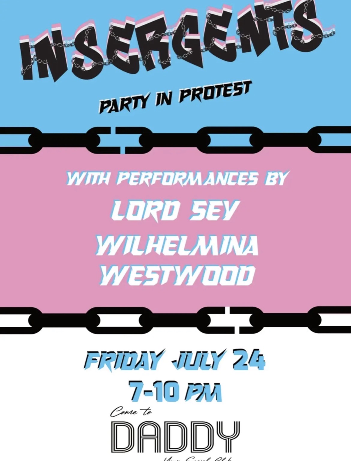Insergents ft. Drag Lord Sev and Wilhelmina Westwood
