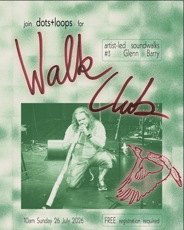 Dots+Loops WALK CLUB #3 (Free Entry via registration)