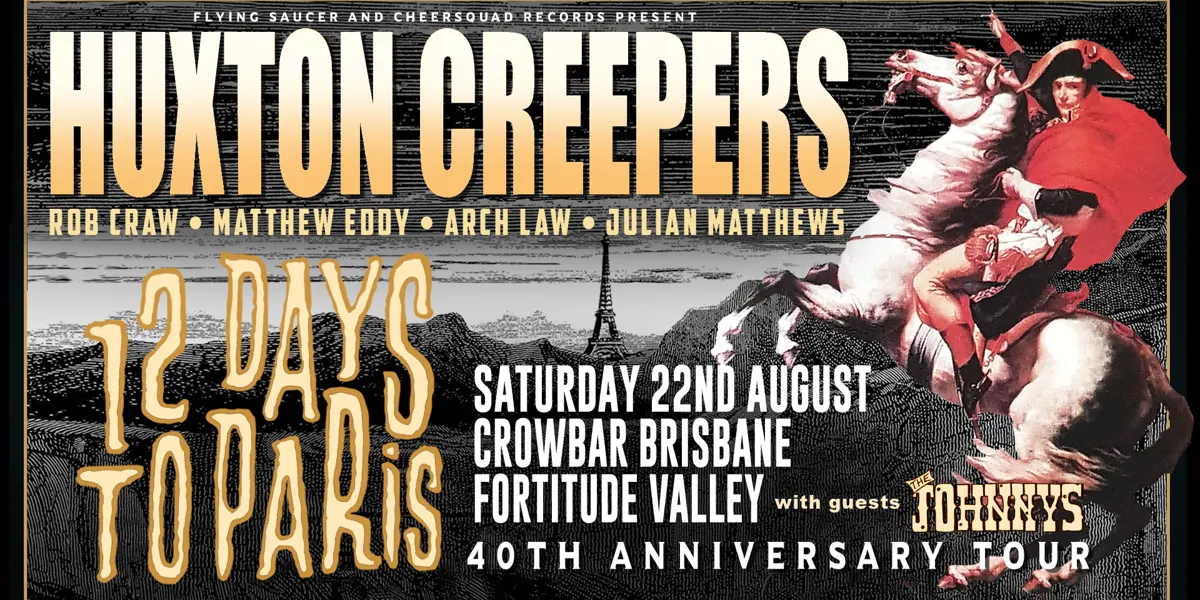Flying Saucer presents Huxton Creepers with The Johnnys, Mick Medew & Ursula Duo