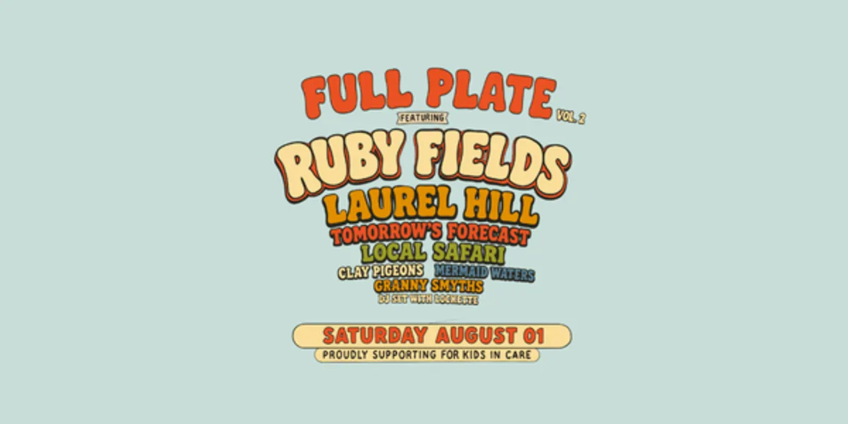 FULL PLATE VOL. 2 FEATURING RUBY FIELDS Riffs For A Reason × Messy Fuzz × Banned In G.C. present FULL PLATE VOL. 2 FEATURING RUBY FIELDS