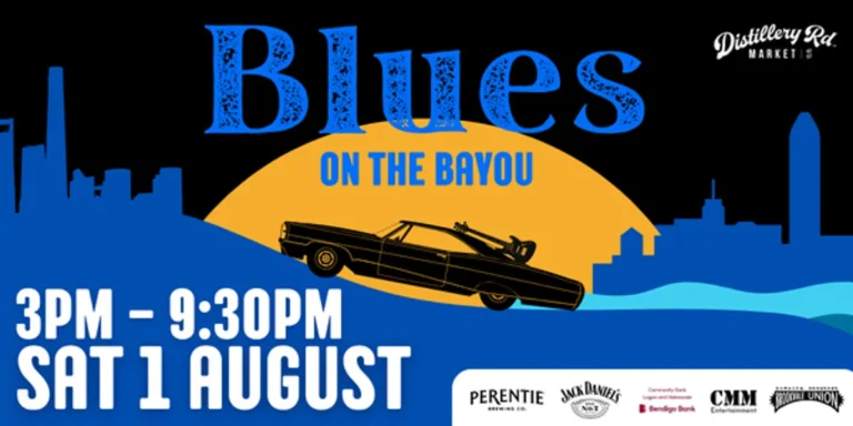 Distillery Road Market presents Blues on the Bayou Karen Lee Andrews, Dave Hole, Fiona Boyes, Karl S Williams, Sam Buckley, Alpha Stomp (Free)